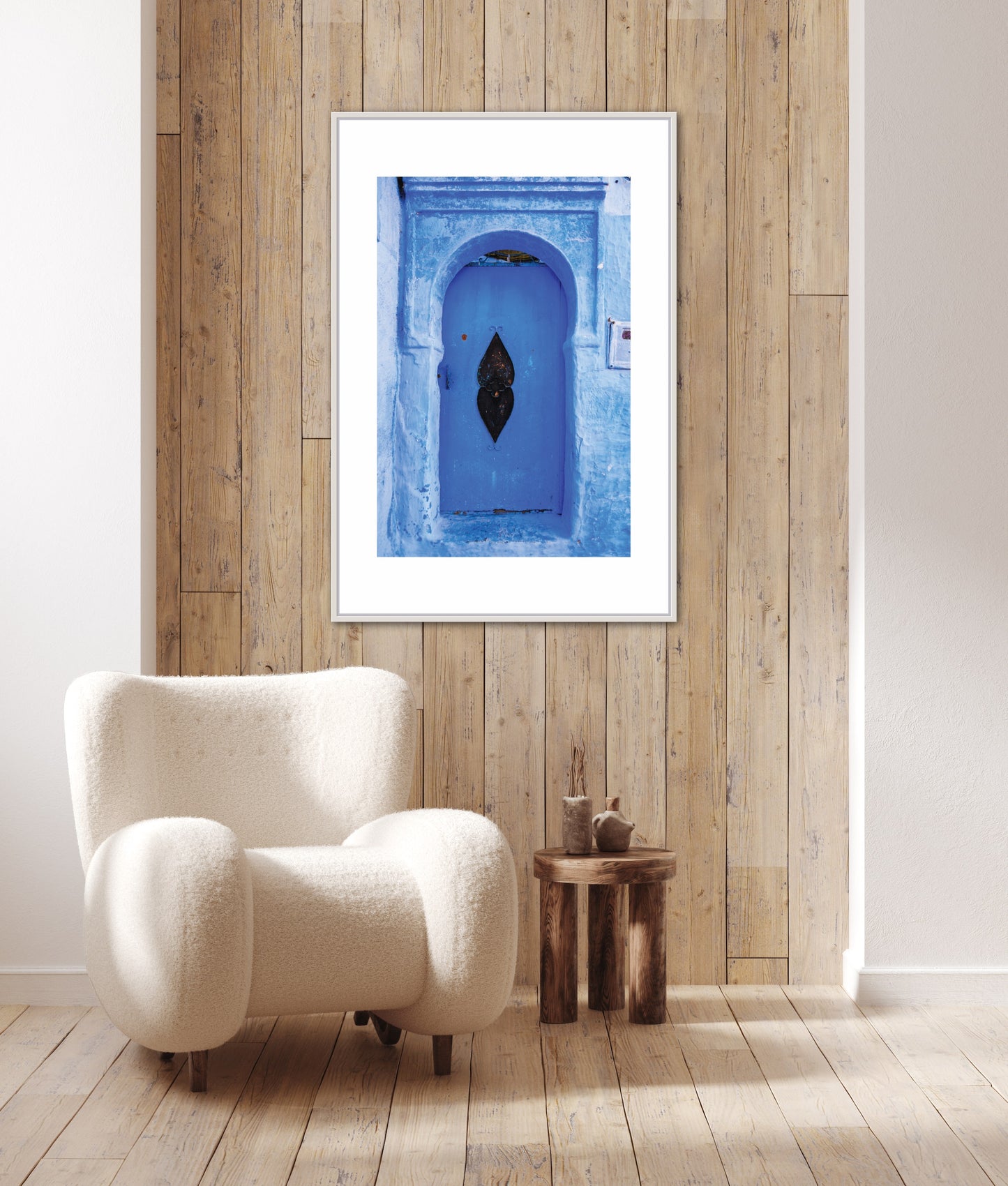 Morocco Chefchaouen Door 19, Travel Print, Art Print, Travel Poster, Home Decor